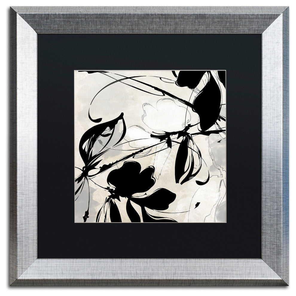 Color Bakery 'Manifesto' Art, Silver Frame, Black Matte, 16"x16"