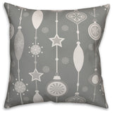 Ornament Pattern 16"x16" Throw Pillow Cover