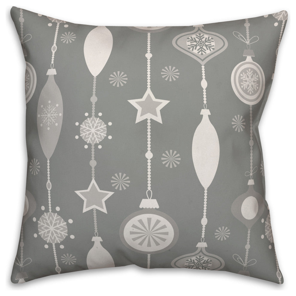 Ornament Pattern 16"x16" Throw Pillow Cover