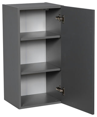 24 x 30 Wall Cabinet-Single Door-with Grey Gloss door