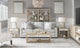 Biscayne Rectangle Cocktail Table With Travertine Insert