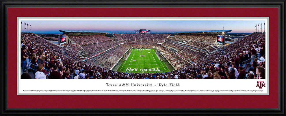Texas A&M University, End Zone, Deluxe Frame