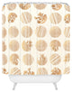 Iveta Abolina Vanilla Dot Shower Curtain, 72"x69"