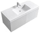 Balli 48'' Single Sink Wall Mount Modern Bathroom Vanity, High Gloss White