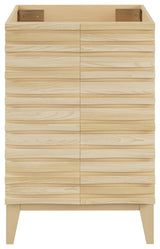 Cascade 24" Bathroom Vanity, Natural Oak Cabinet