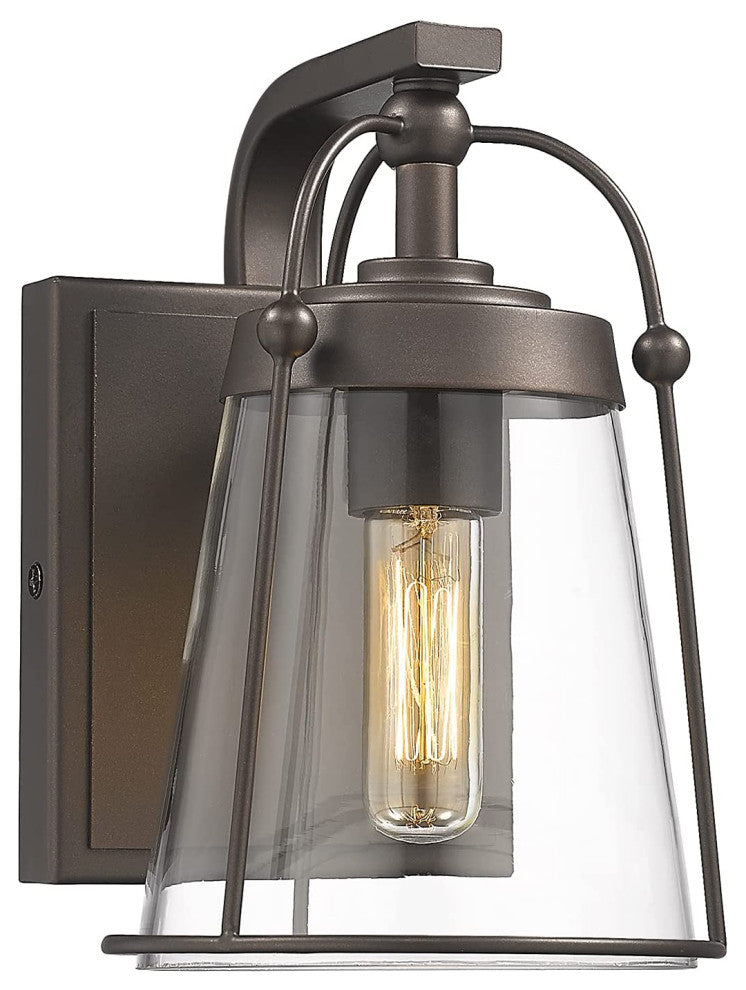 Vanity Wall Sconce With Oil Rubbed Bronze Finish Bathroom Wall Lighting Fixture
