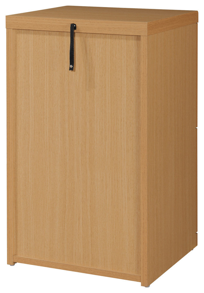 Alpine 2-Drawer Vertical File With Lockdowel Fastening System, Natural Finish