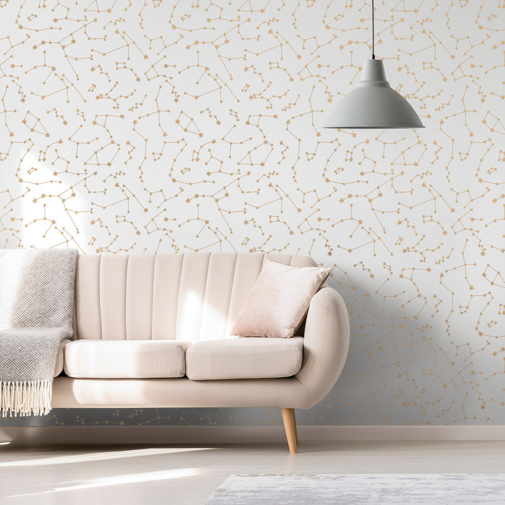 Constellations Frost Peel and Stick Wallpaper