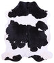 Black and White Natural Cowhide Rug 7' 3" X 6' 4" C1523