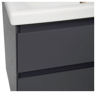 Bathroom Vanity Elit Graphite Gloss 28" No Mirror