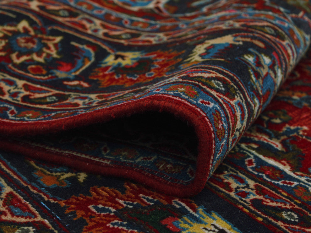 Fine Vintage Distressed Adken Red Rug