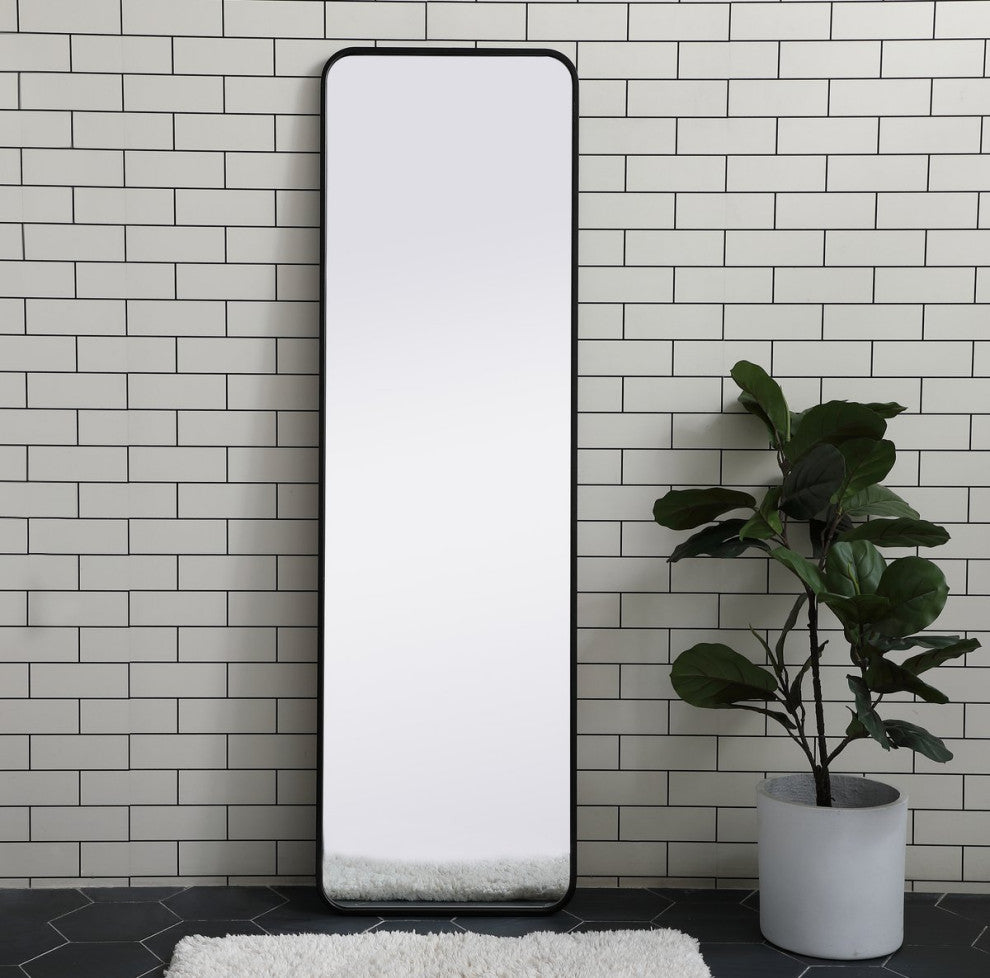 Elegant Decor Evermore Vanity Mirror Black