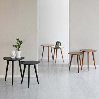 Tora End Table, Walnut, 20"