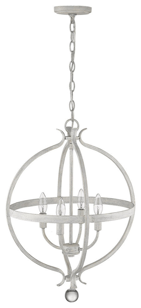 Callie 4-Light Country White Pendant