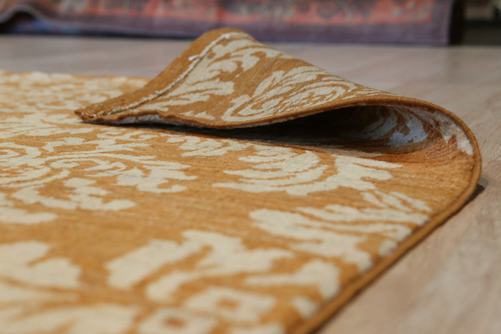 Brown Transitional All Over Turkish Knot Area Rug