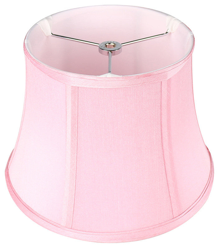 7x10x7" Faux Silk Bell Lamp Shade, Pink