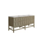 Emmeline 72" Double Vanity, Pebble Oak, Eternal Jasmine Pearl