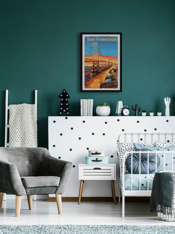 "Romantic Getaways" Framed Painting Print, 20x30