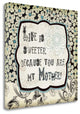 "My Mother" By Jo Moulton, Giclee Print on Gallery Wrap Canvas, Ready to Hang