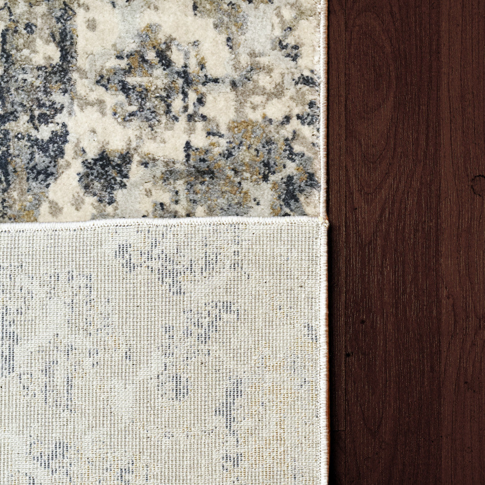 Castilla Cream And Gray Area Rug, 7.10'x10.10'