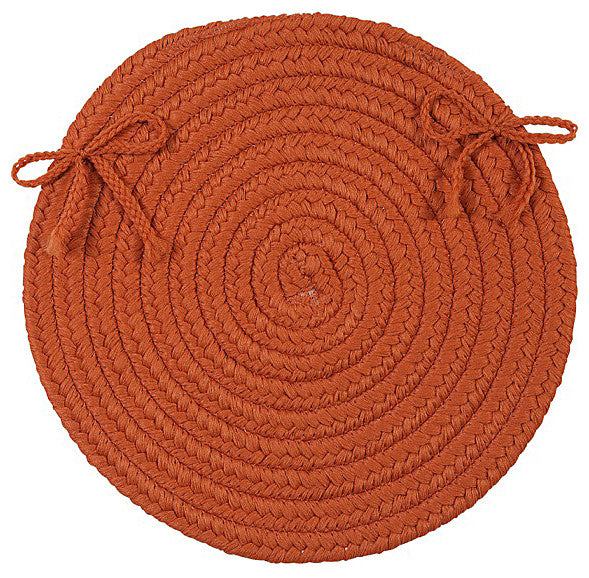 Colonial Mills Chair Pad Boca Raton Rust Chair Pad