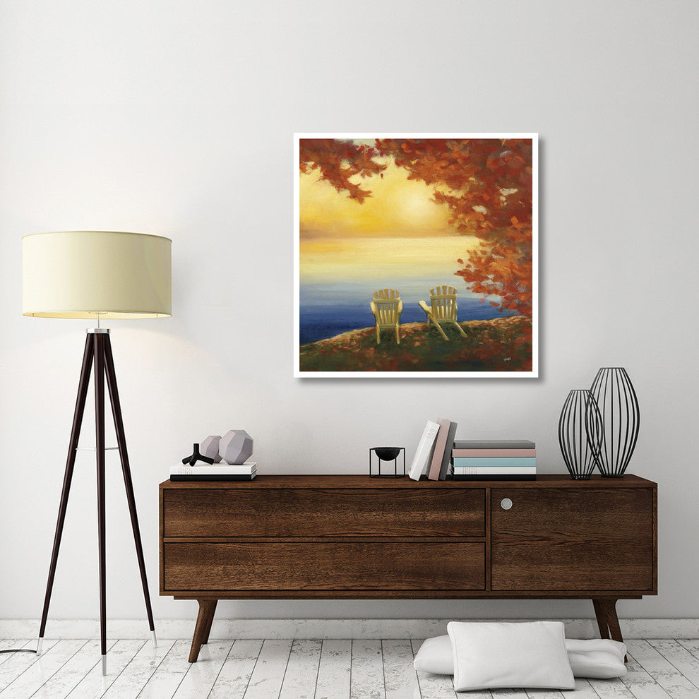 "Autumn Glow II" Digital Paper Print by Julia Purinton, 42"x42"