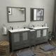 Vanity Art Vanity Set With Ceramic Top, 84"