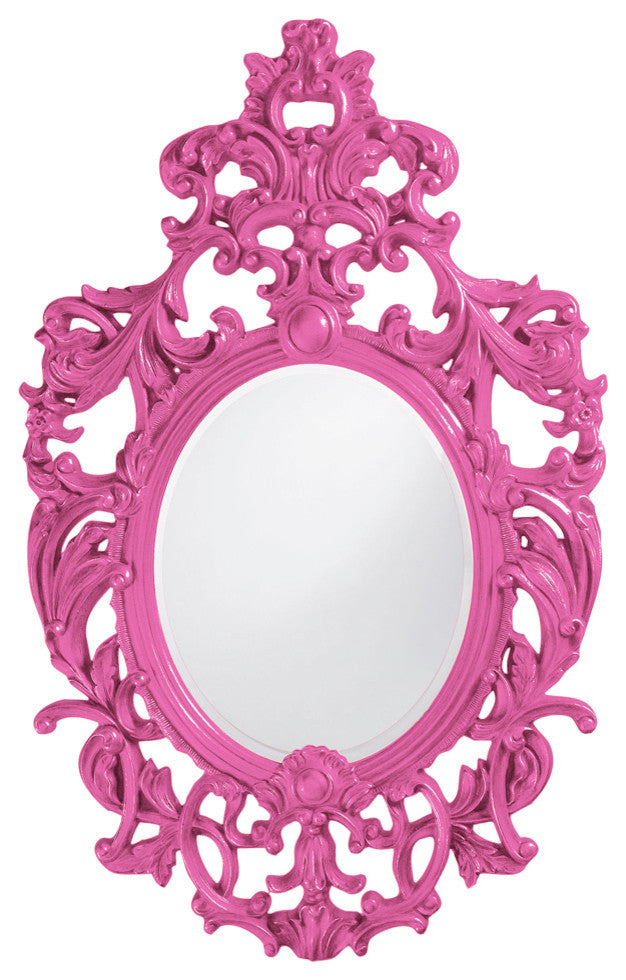 Dorsiere Mirror, Hot Pink