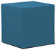 No Tip Block Ottoman with Cover, Seascape Turquoise