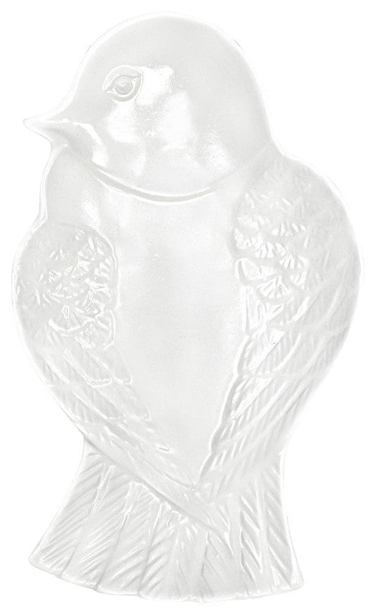 White Bird Ceramic Dish, 14"
