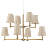 Capital Lighting 454581 Mira 8 Light 38"W Chandelier - Matte Brass