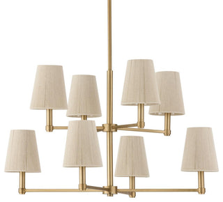 Capital Lighting 454581 Mira 8 Light 38"W Chandelier - Matte Brass