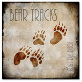 LightBoxJournal 'Moose Lodge 2 - Bear Tracks' Canvas Art, 18" x 18"