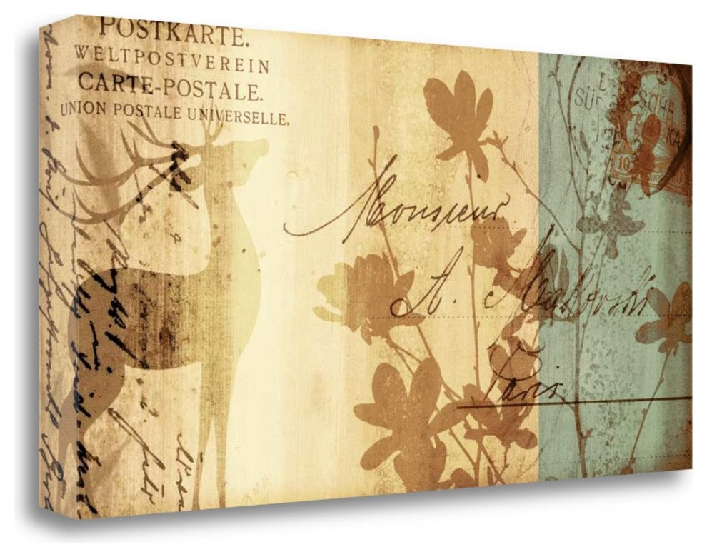 "Letter I" By Fernando Leal, Giclee Print on Gallery Wrap Canvas, Ready to Hang