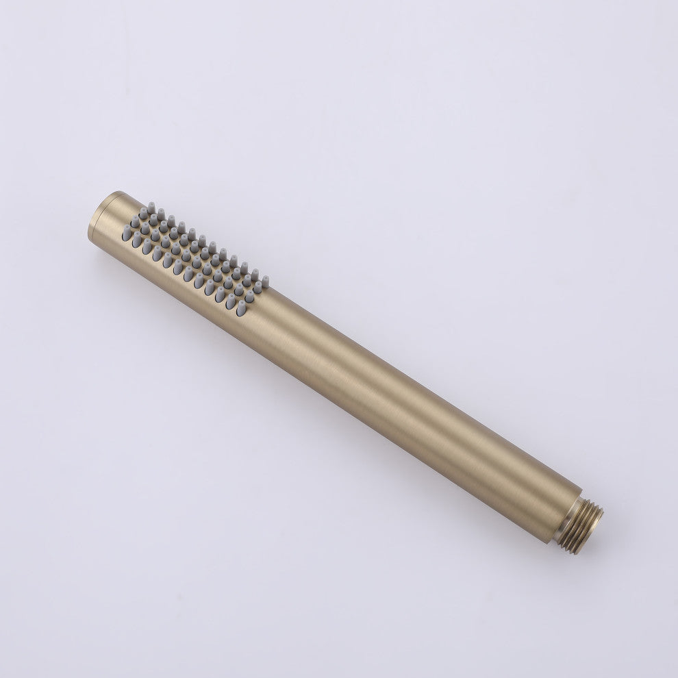 Unique Shower System With Handheld Shower, Brushed Gold