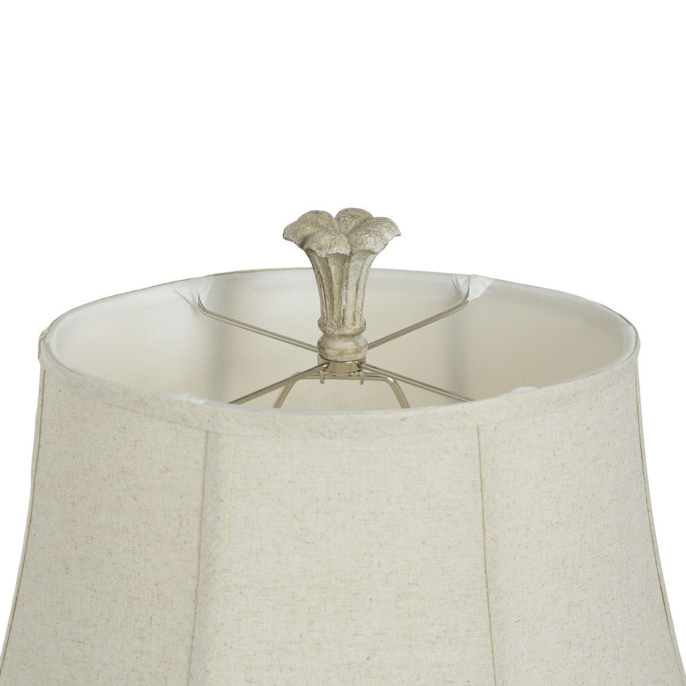 Chrysta Cream | Traditional Resin Base Table Lamp