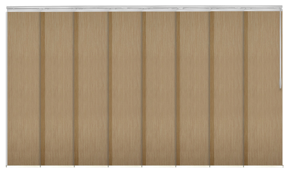 Anders 8-Panel Track Extendable Vertical Blinds 130-175"W