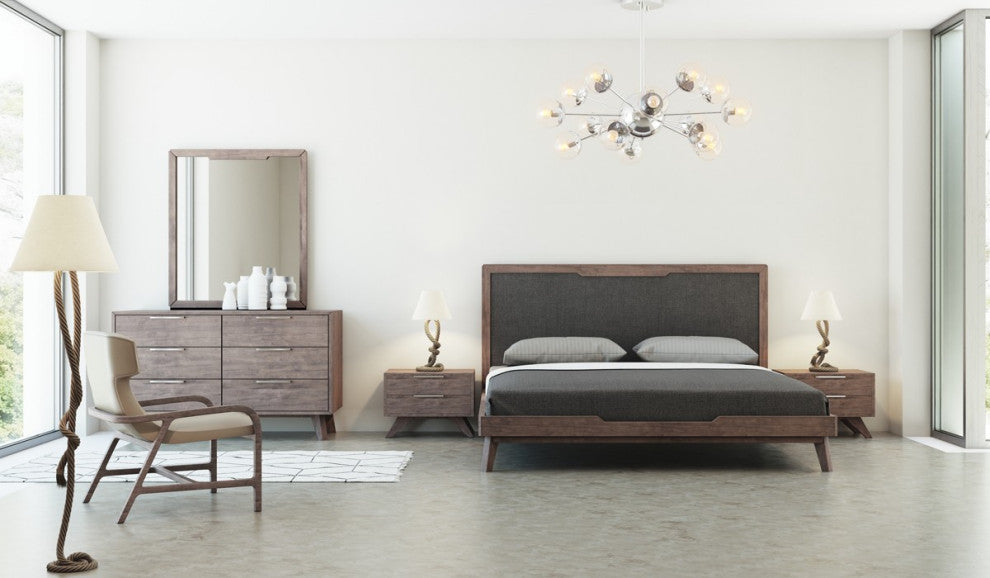 Nova Domus Soria Modern Walnut Nightstand