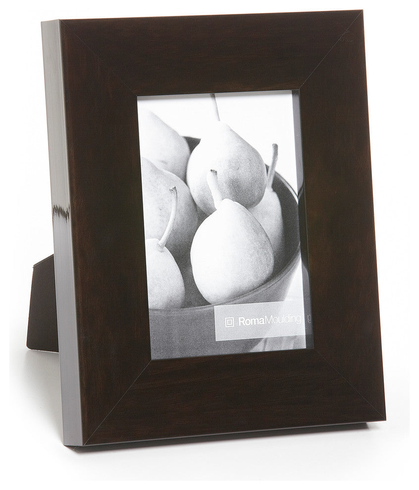Contemporary Moda, 2", Cocoa Brown Stain Hand Polished, 5x7