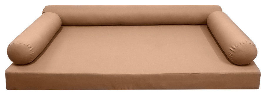 Style6 Full Knife Edge Outdoor Mattress Bolster Slip Cover COMPLETE SET AD104