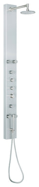 Vigo VG08001 Dilana 67" H 6-Jet Thermostatic Shower Panel - Stainless Steel