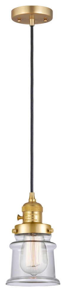INNOVATIONS 201CSW-SG-G182S 1-Light Mini Pendant Satin Gold