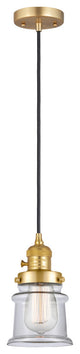 INNOVATIONS 201CSW-SG-G182S 1-Light Mini Pendant Satin Gold