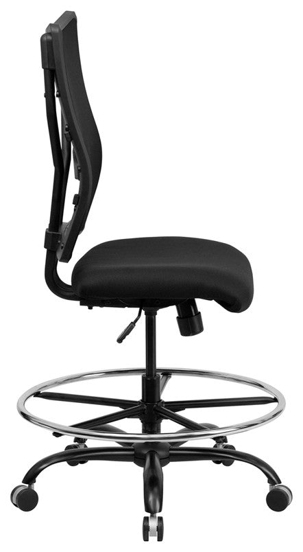 Black Drafting Stool WL-5029SYG-D-GG