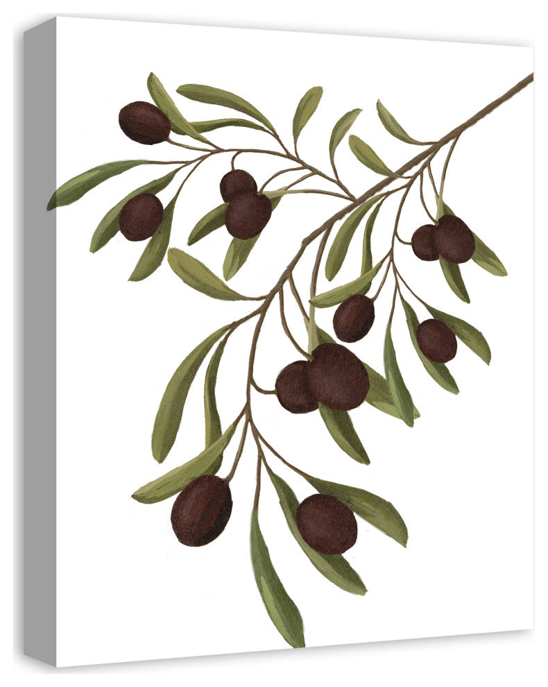 Olive Branch Neutral 4 16x20 Canvas Wall Art