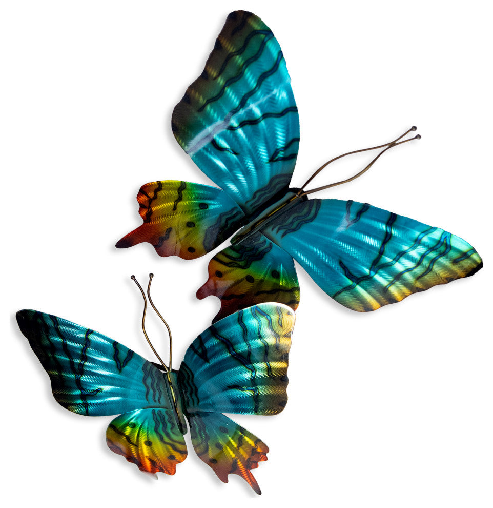 Sunset Moth Pair (stainless steel)