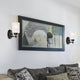 Kira Home Phoebe 8" Wall Sconce/ Light, Frosted Seeded Glass Shade, Oil-Rubbed