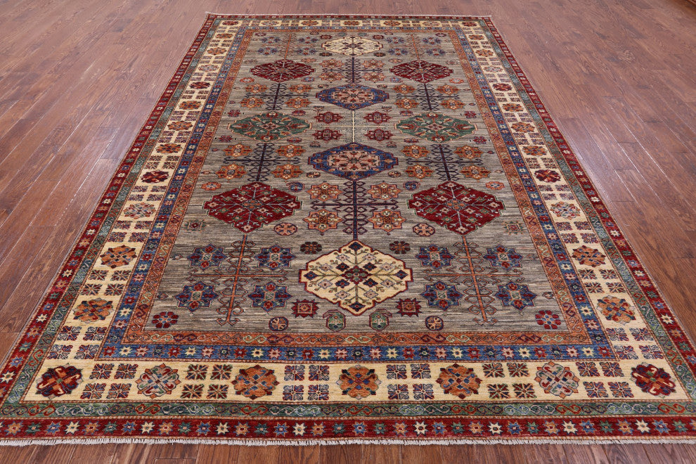 Handmade Super Kazak Wool Rug 8' 3" X 11' 3" - Q12417