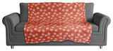 Red Snowflakes Pattern Fleece Blanket