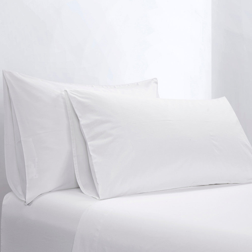 Vesper 350TC White Sateen Sheet Set, 4PC, Twin Xl